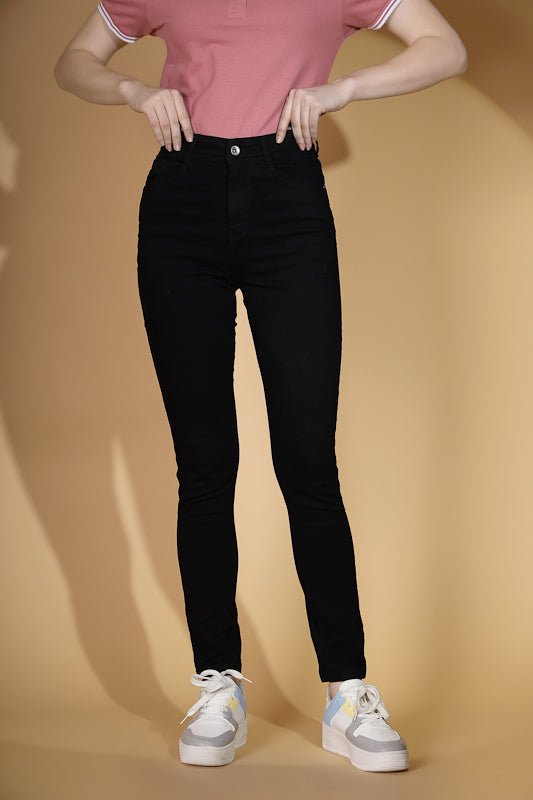 Black Slim Fit Stretchable Jeans