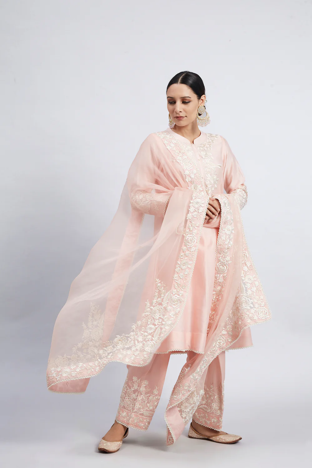 Parsi Gara Embroidered Ensemble
