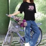 Black Embroidered Cotton Boxy Top