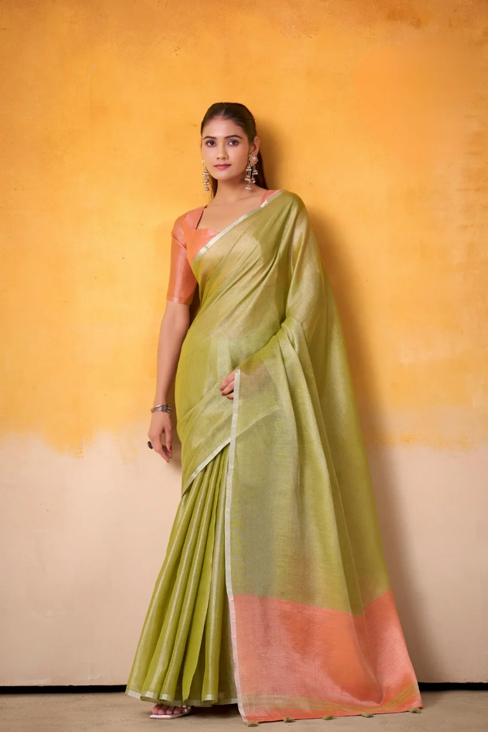 Tissue Banarasi Silk Saree