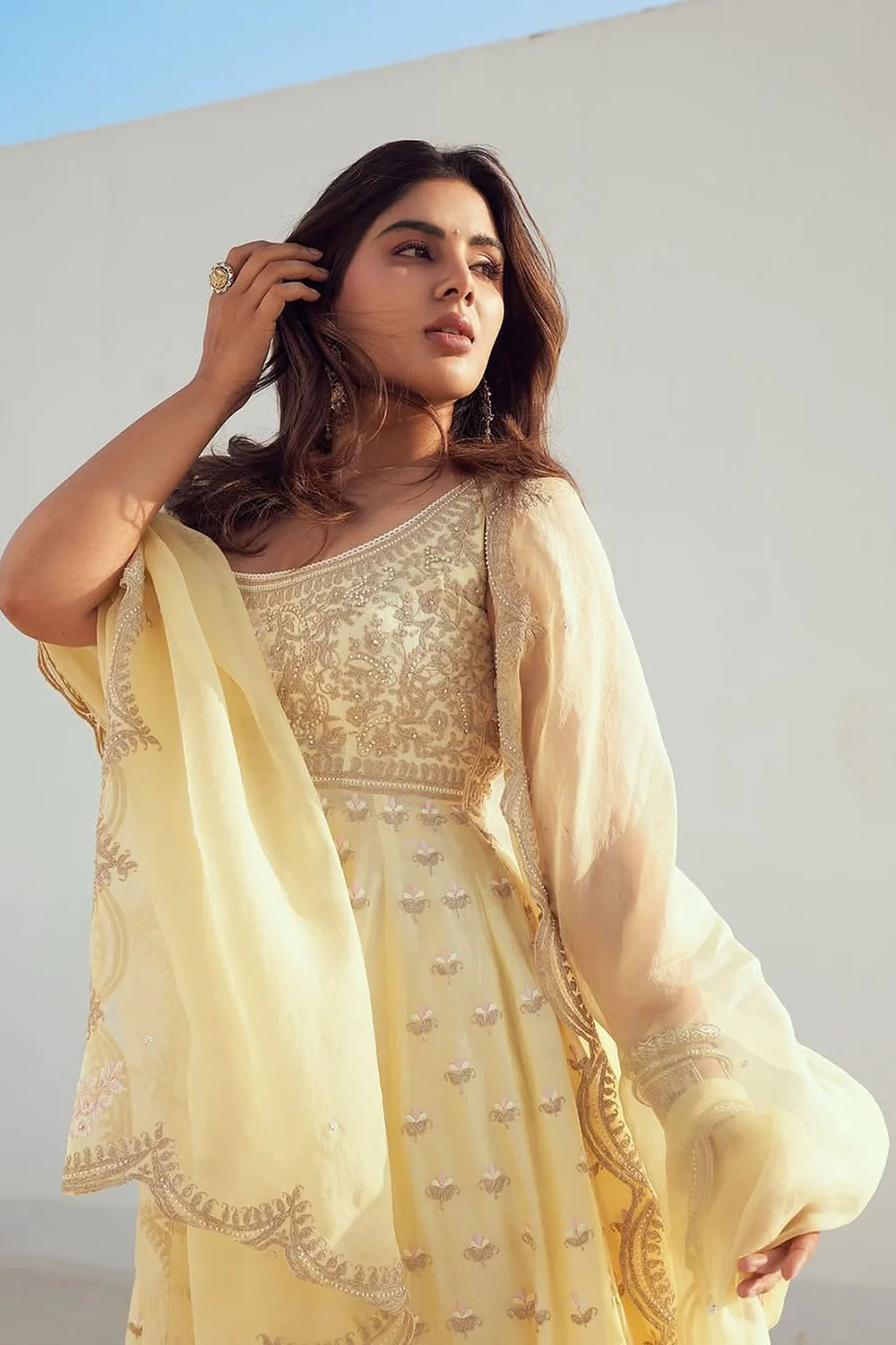 Ankle Length Anarkali Suit Set