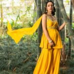 Yellow Aabira sharara set