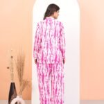 Strawberry Shibori Printed Shirt Pant Set