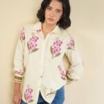 Cotton Floral Shirt - Off White