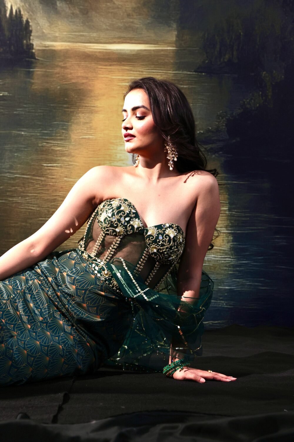 Green Ashley gown