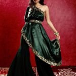 Green Seher cape set