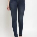 Blue Slim Fit Cotton Blend Jeans