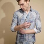 Multicolor Striped Cotton Blend Shirt
