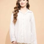 White Striped Cotton Shirt