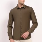 Luxury Olive Casual Shirt