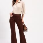 Brown Bootcut Jeggings