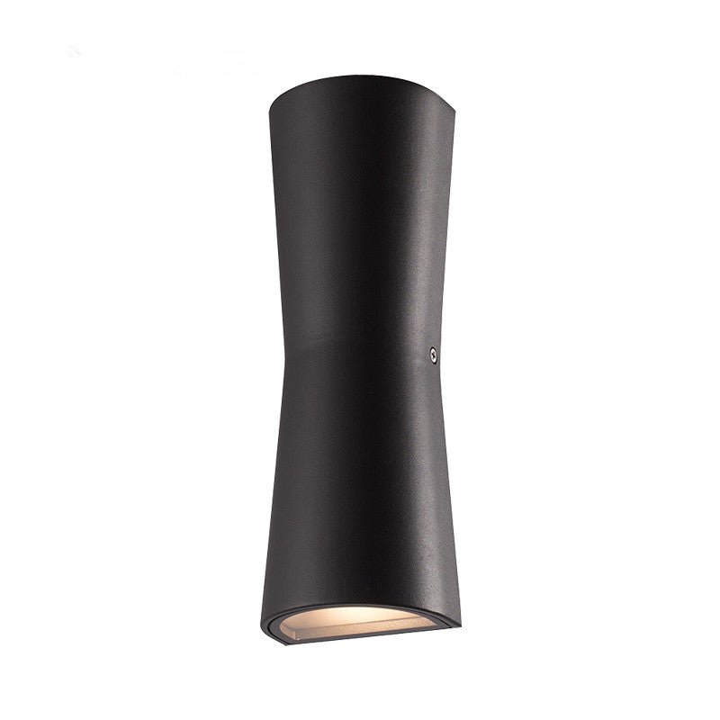 Orr Minimalist Torch Metal Acrylic LED Outdoor Wall Lamp