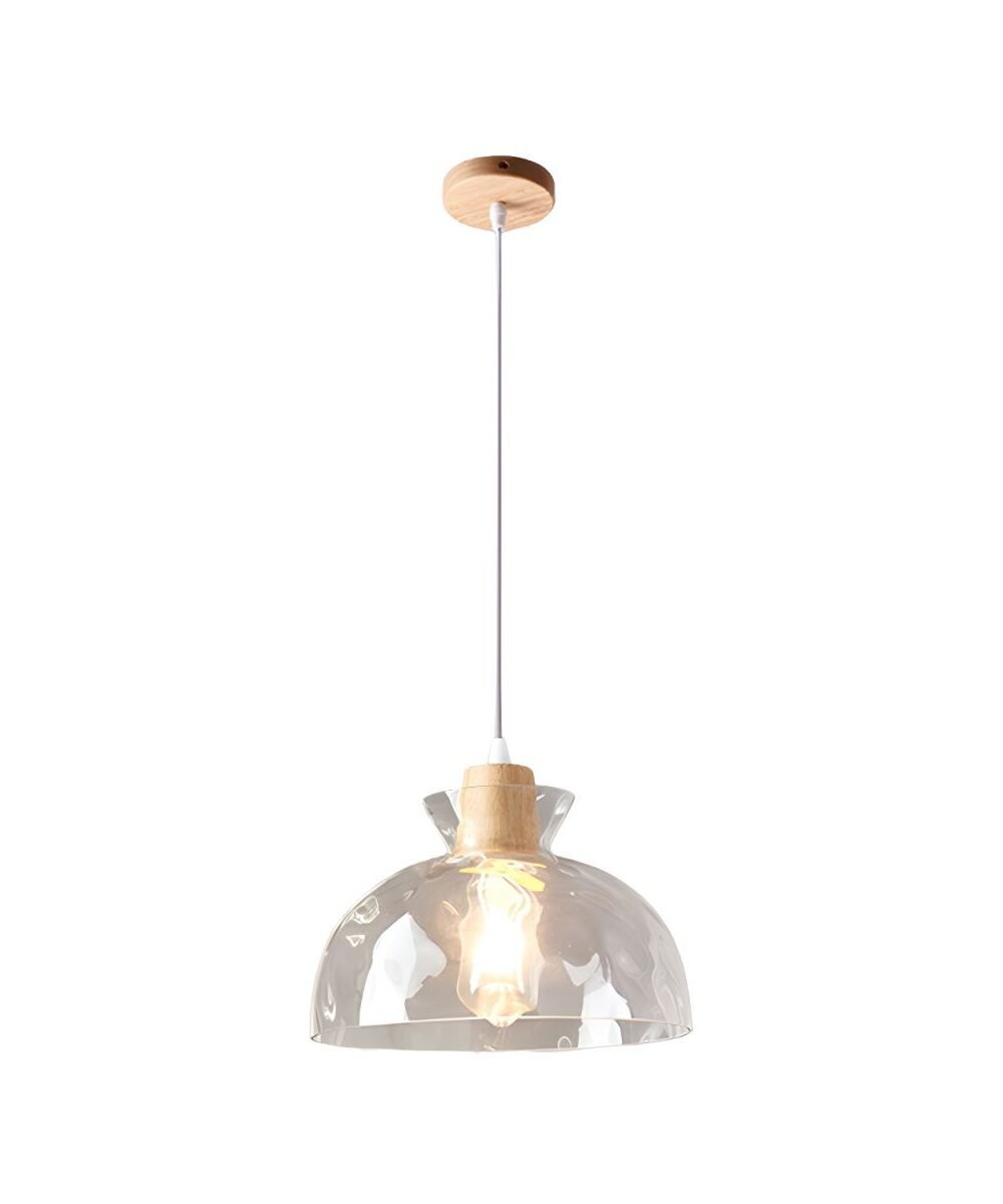 Dane Nordic Clear Glass Pendant Light