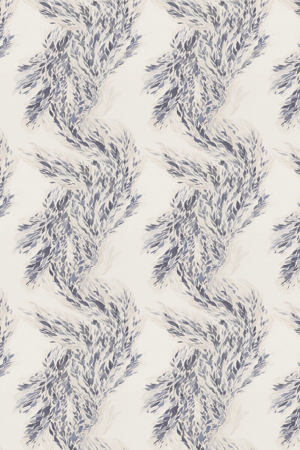 White Wash in Navy Blue Wallpaper