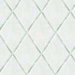 Bamboo Lattice in Sage Green Wallpaper