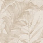 Palm Sanctuary in Beige Wallpaper