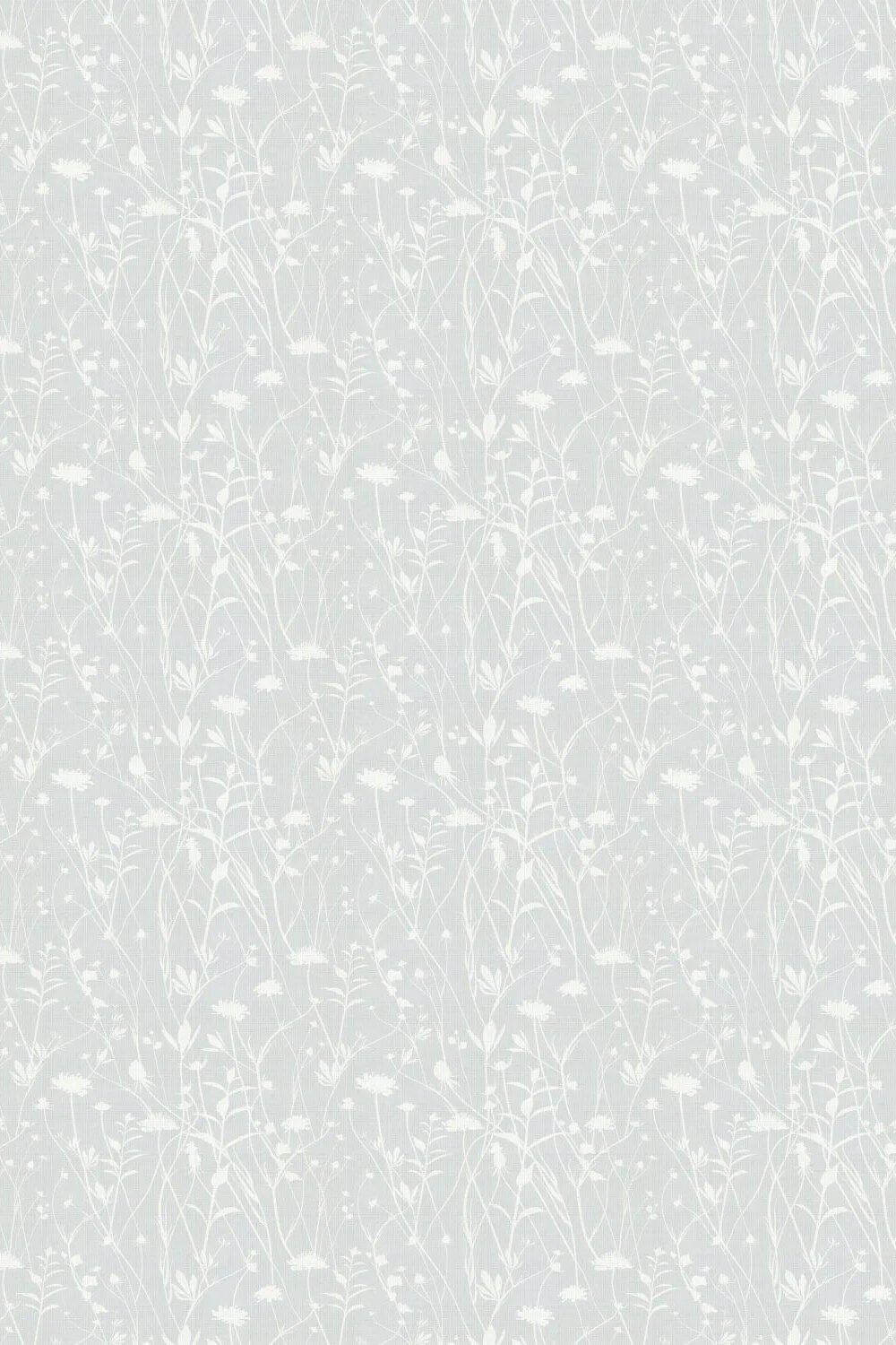 Meadow Floral in Light Blue Wallpaper