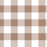 Medium Gingham Check Chocolate Brown Wallpaper
