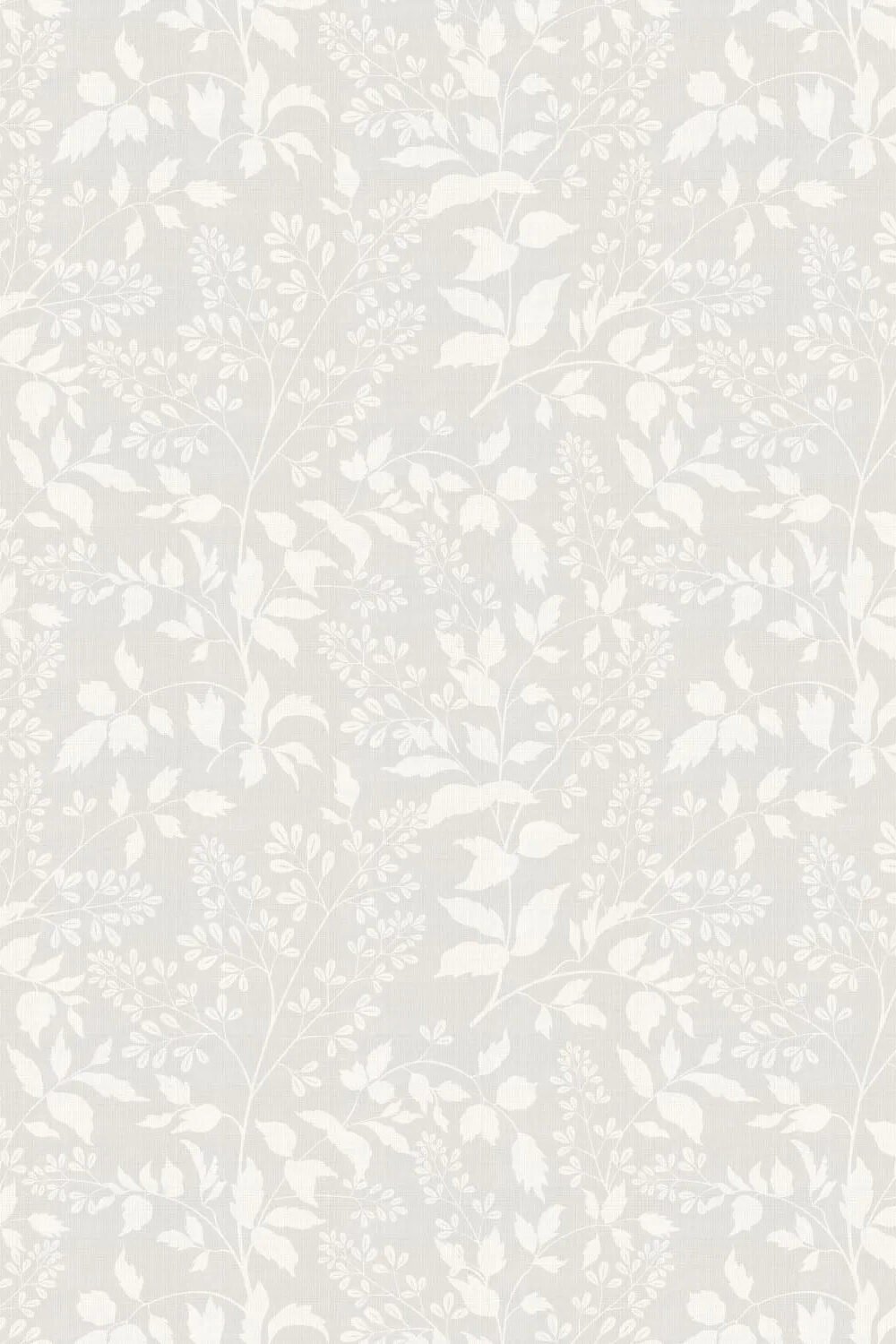 Luxe Country Foliage in Soft Grey Wallpaper