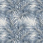 Alfresco Palm Navy Blue Wallpaper