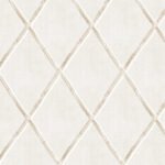 Bamboo Lattice in Beige Wallpaper