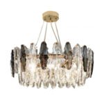 Nordic Crystal Leaf Chandelier