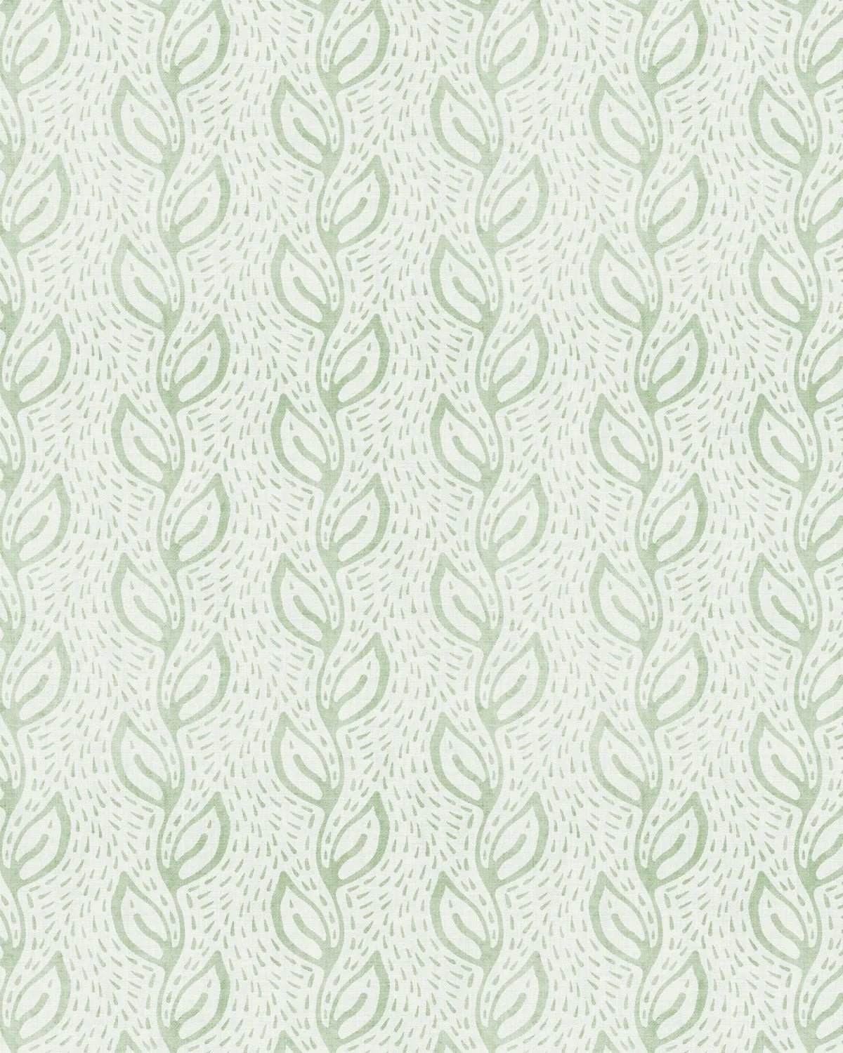 Dotted Leaves in Sage Green Wallpaper