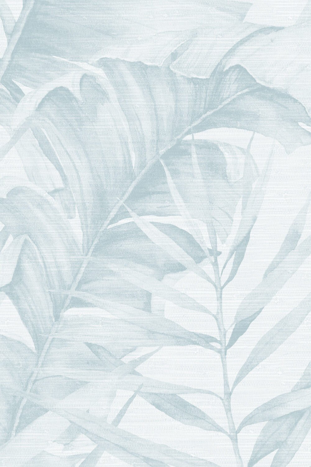 Palm Sanctuary in Light Blue Wallpaper