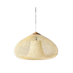 Elegant Handmade Rattan Japandi Pendant Light