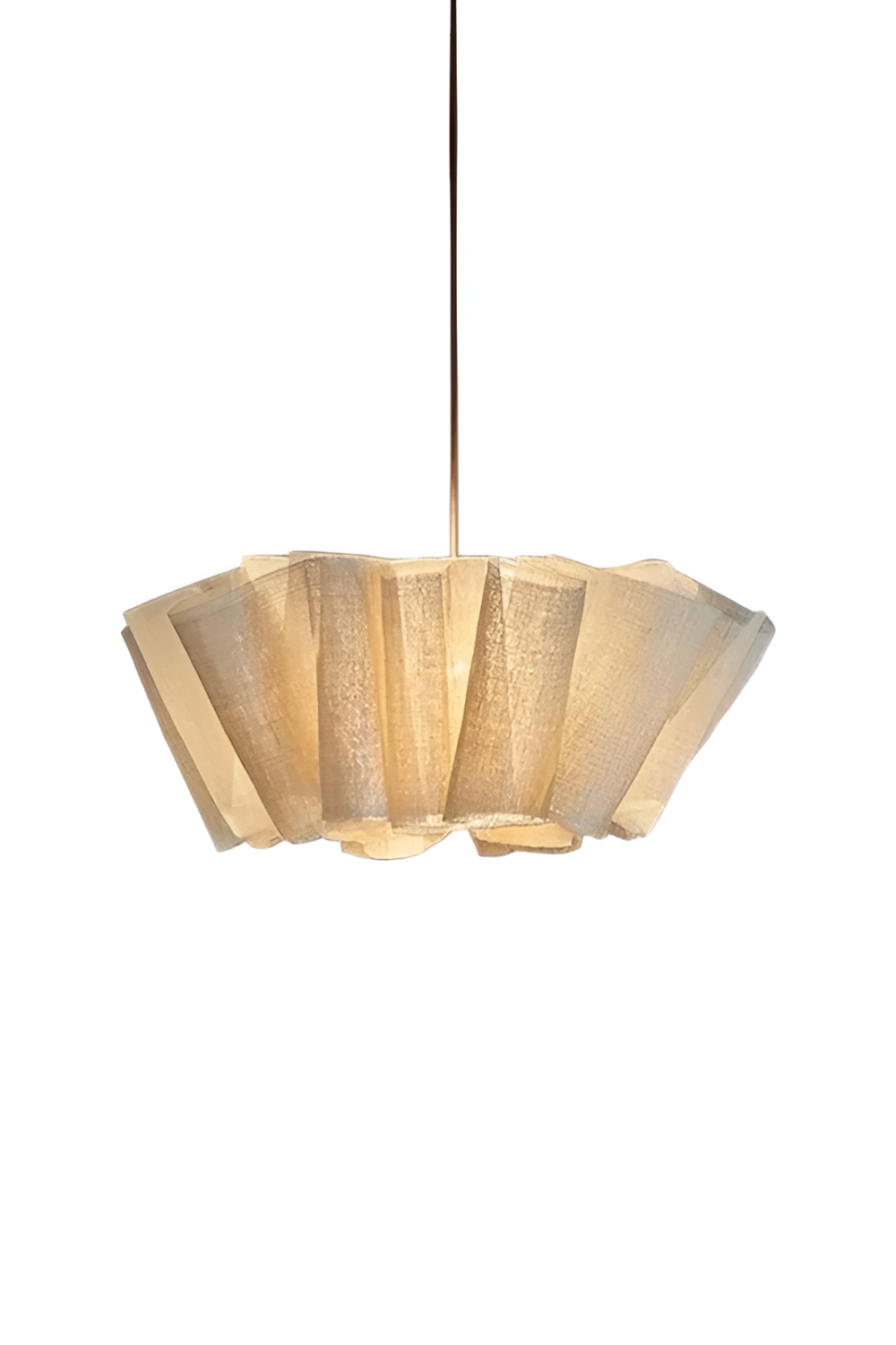 Nordic Creamy Fabric Shade Ainara Pendant Light