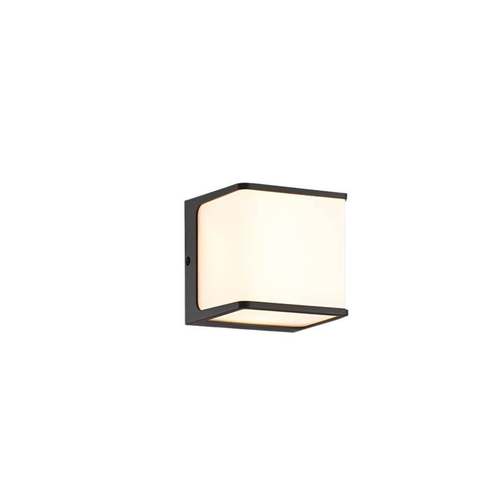 Modern Minimalist Rectangular Acrylic Sensor Solar IP65 Waterproof Outdoor Wall Light