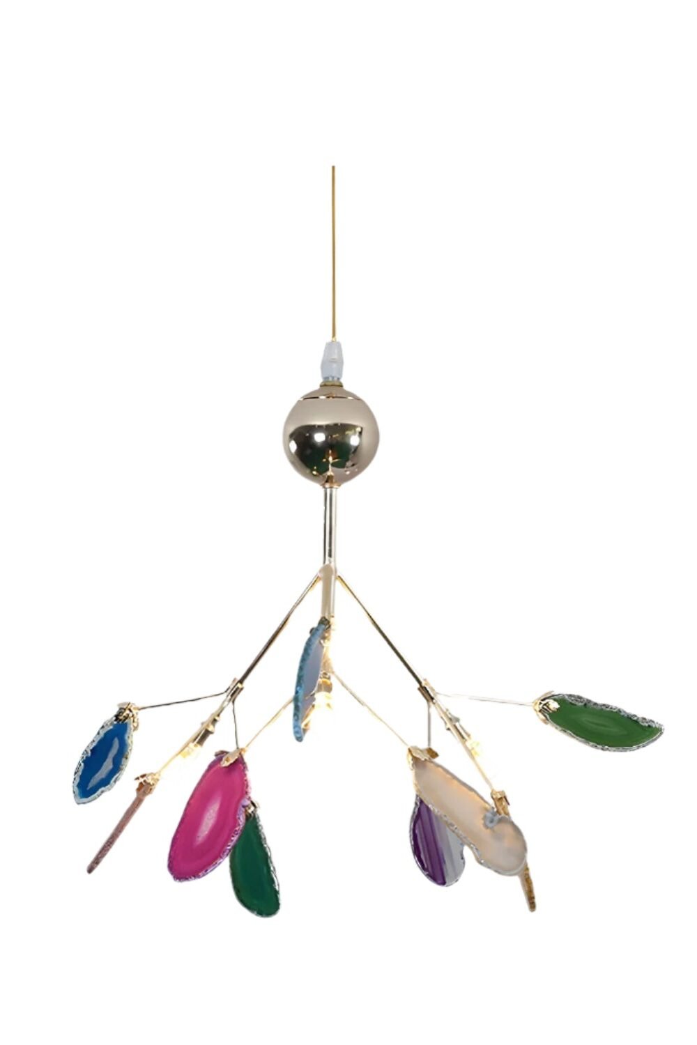 Aurora Bloom Retro Agate Chandelier