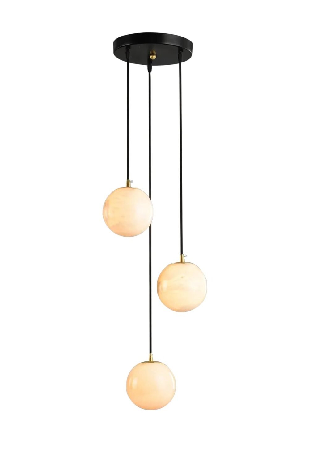 Aurelia Alabaster Cluster Sculptural Pendant Chandelier