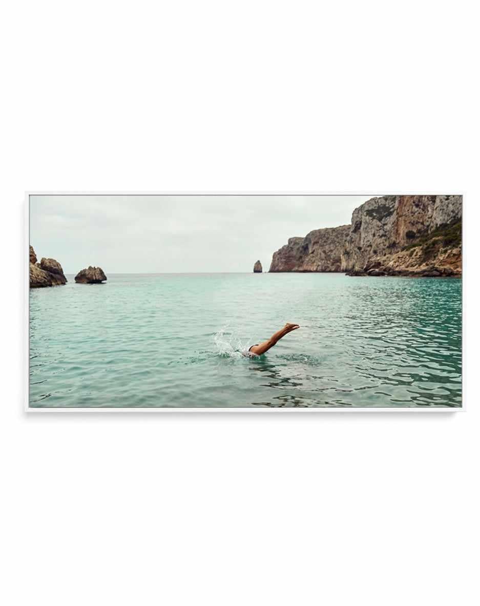 Amalfi Dive LS | Panoramic Canvas Art Print