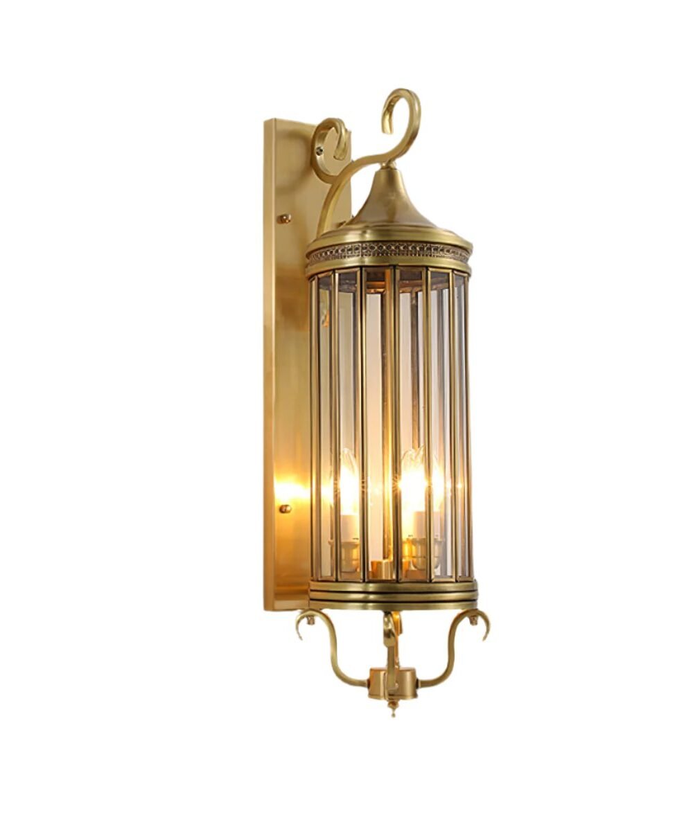 Retro Arabian Brass WaterProof IP65 Outdoor Wall Light