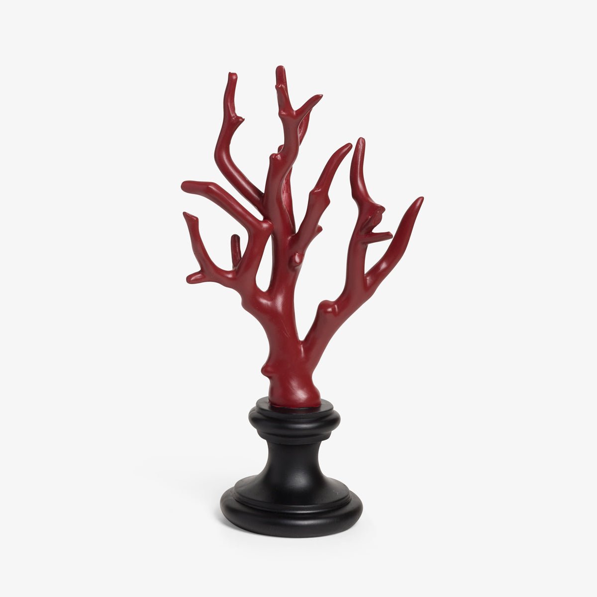 Artificial Coral On Stand (Red)