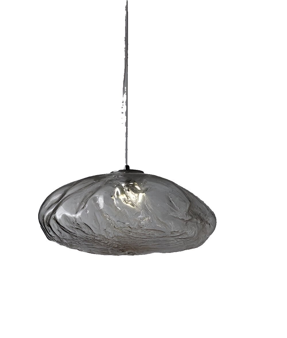 Fiberglass Clouds Minimalist Glass Pendant Light