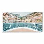 Boat Life, Positano | Panoramic Canvas Art Print