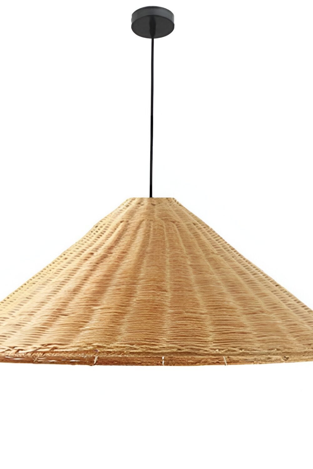 Japandi Artisan Shine Rattan Pendant Light