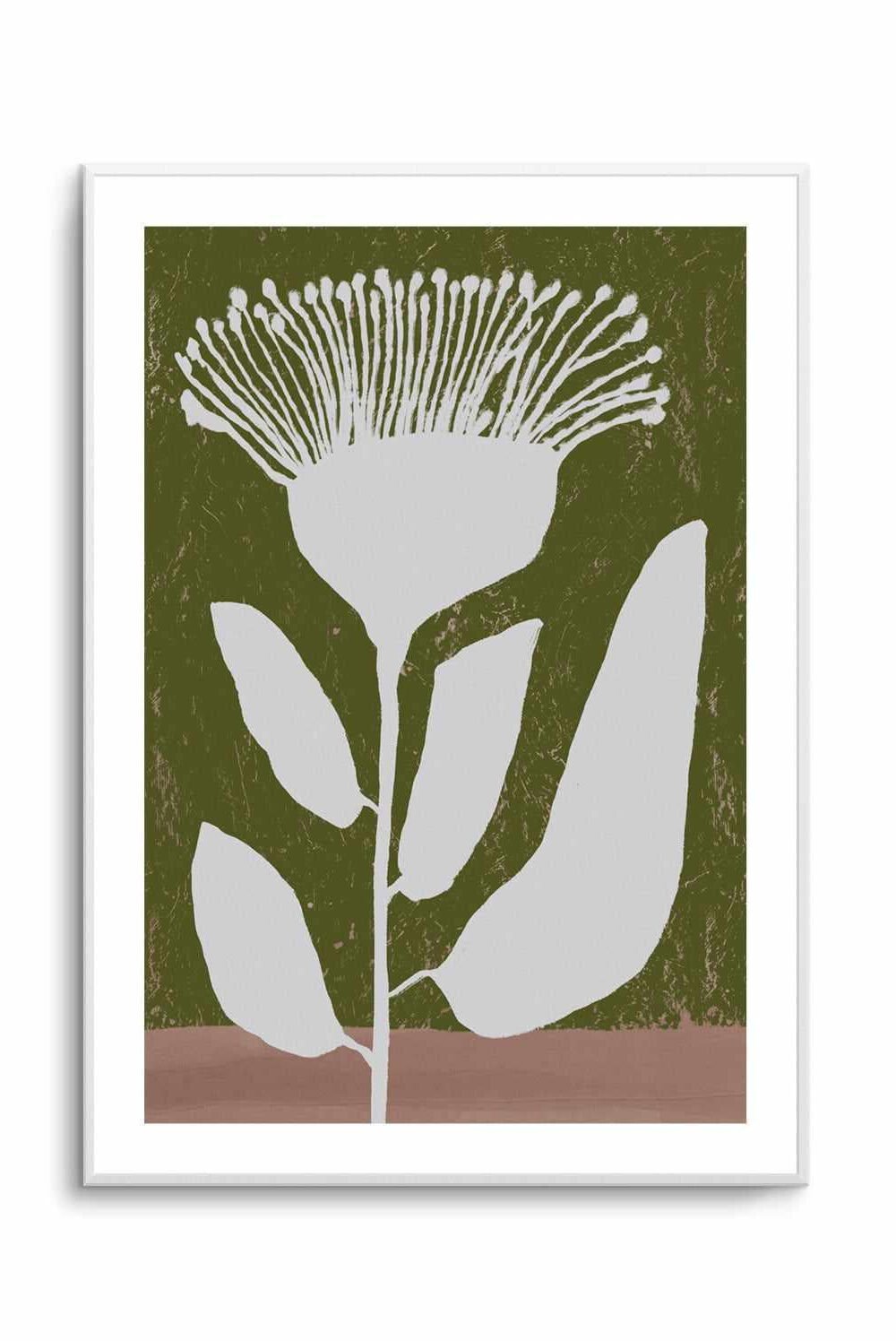 Botanical Design Of A Flower Against By Rich Styles | Art Print