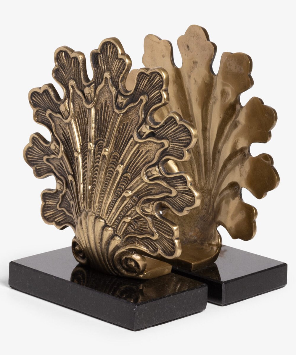Chantilly Brass Book End Set