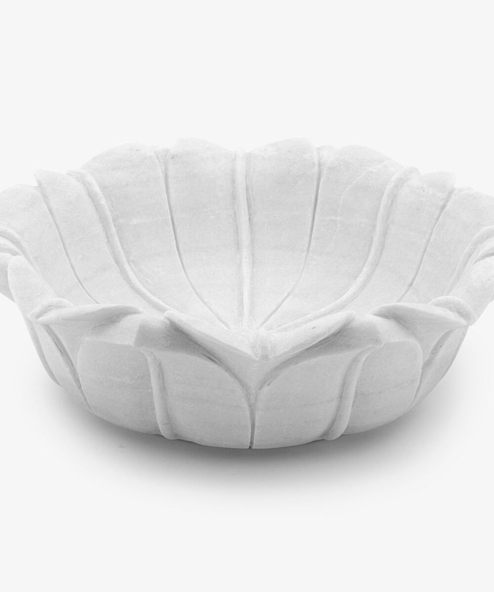 Marble Lotus Bowls
