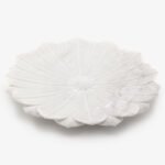 Marble Lotus Plates