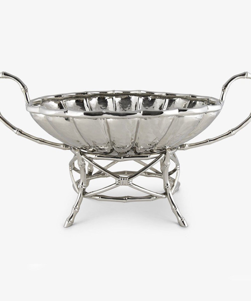 Bamboo Oval Dish (Nickel)