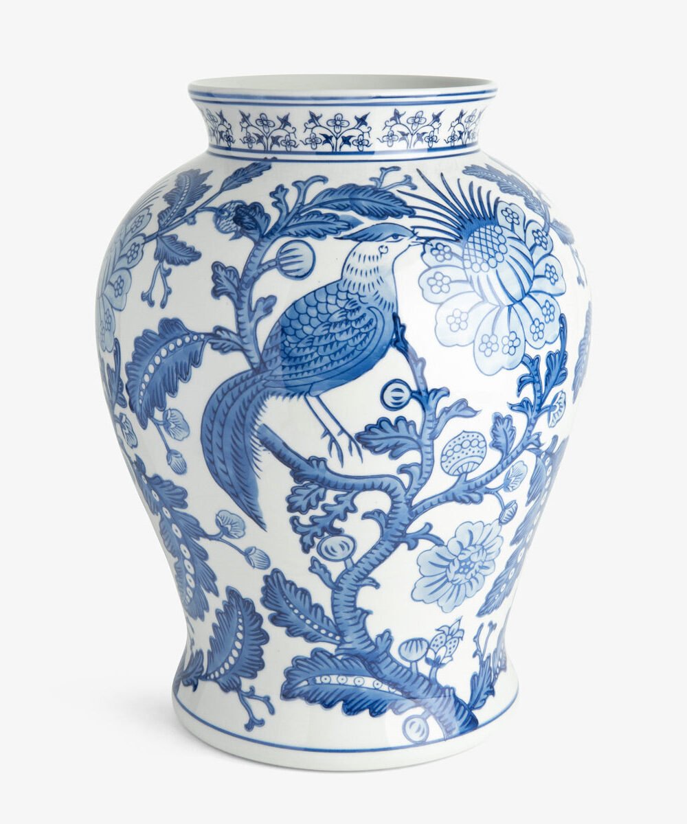 Dynasty Bird Design Vase (37cm)