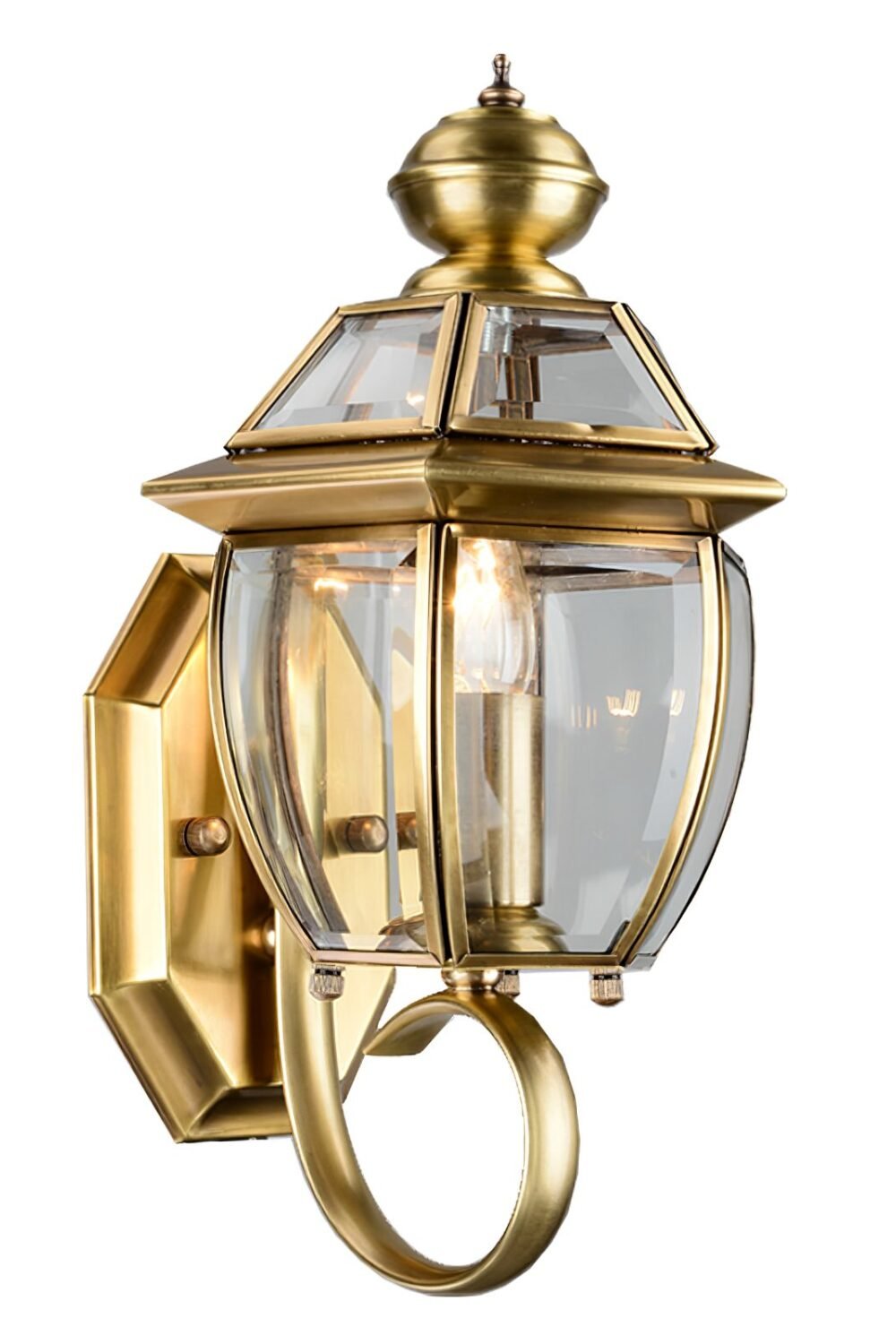 Antique Brass Retro Outdoor Wall Light