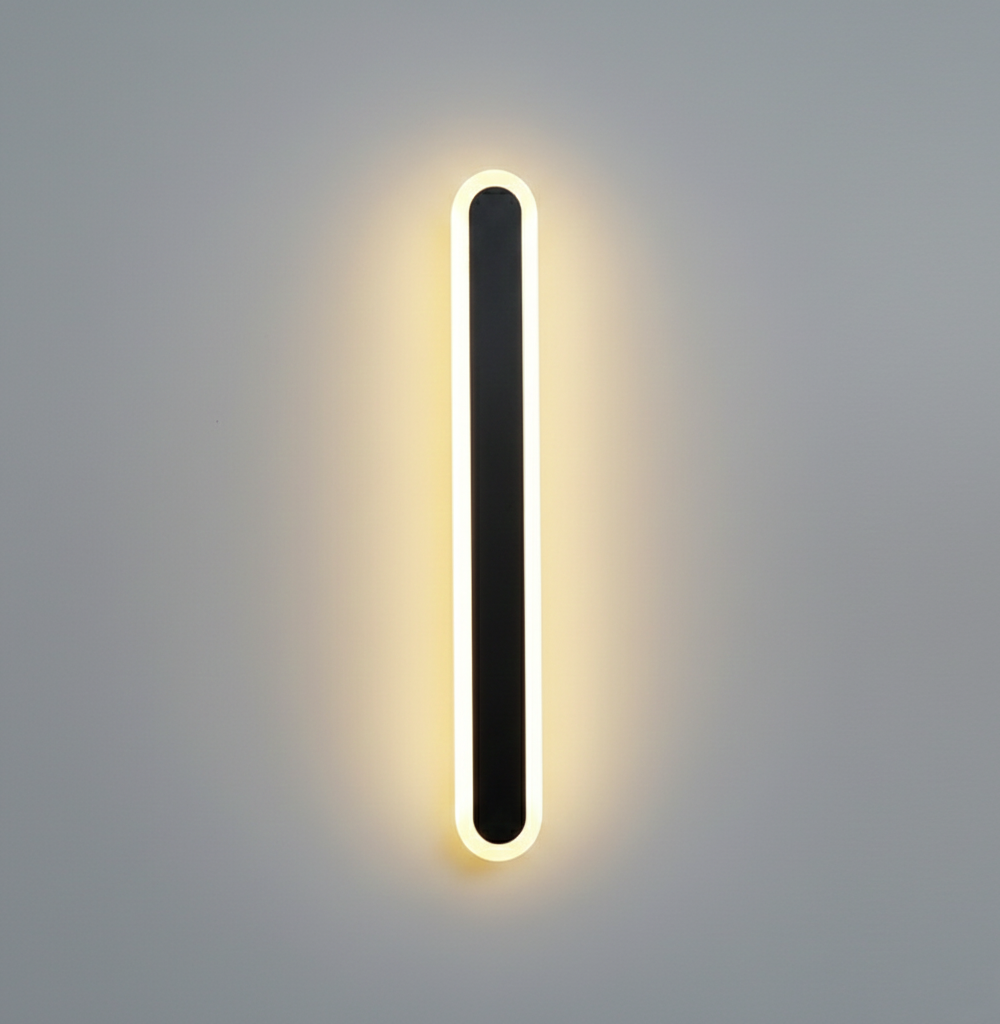 Edge Minimalist Metal Oval WaterProof Outdoor Wall Light