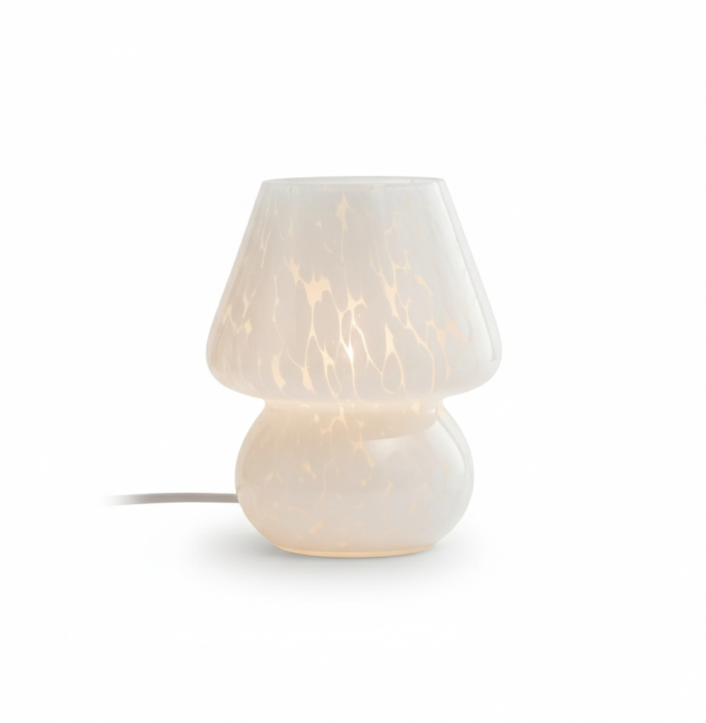 Miro Colorful Mushroom Glass Table Lamp