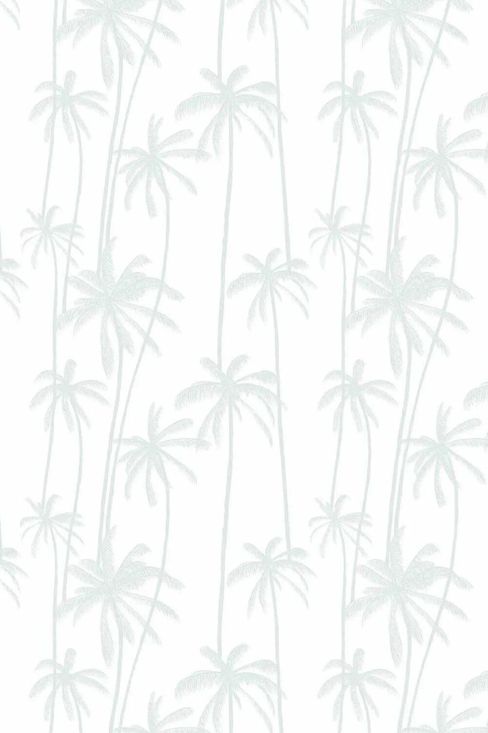Good Palms Seafoam Wallpaper