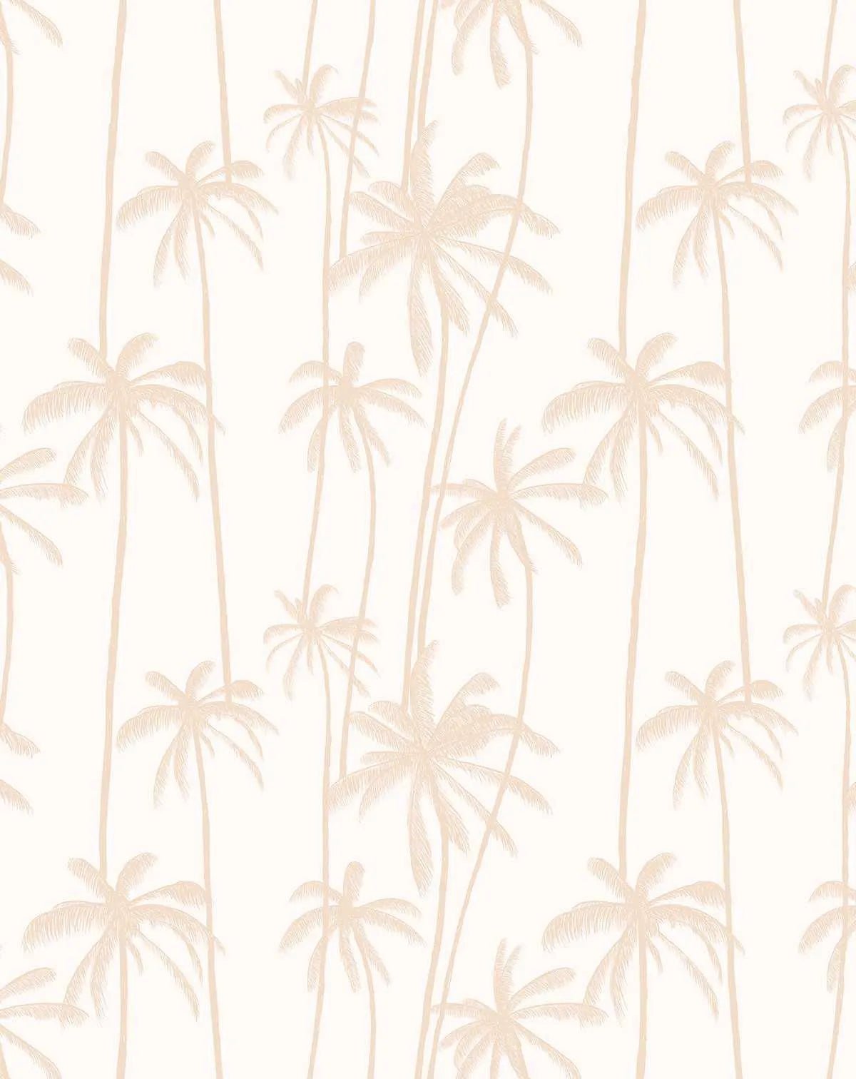 Good Palms Soft Terracotta Wallpaper